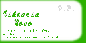 viktoria moso business card