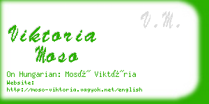 viktoria moso business card